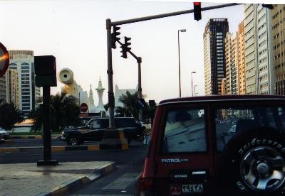 Abu Dhabi mit Blitzer