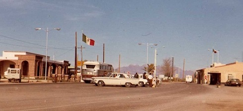 Mexikanische Grenzstation 1969