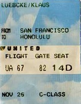 United Business class