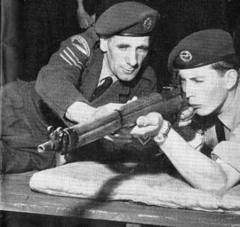 Cadet and Lee-enfield rifle